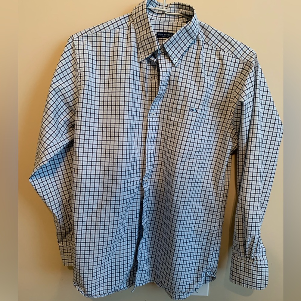 Fish Hippie Plaid Long Sleeve Plaid Shirt